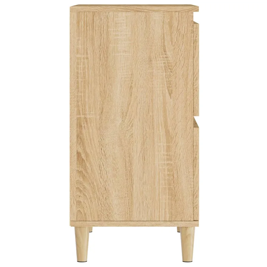 Buffets 3 pcs chêne sonoma 60x35x70 cm bois d'ingénierie - 9