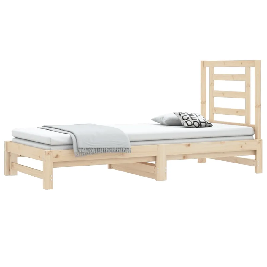Lit coulissant sans matelas 2x(90x200) cm - 3