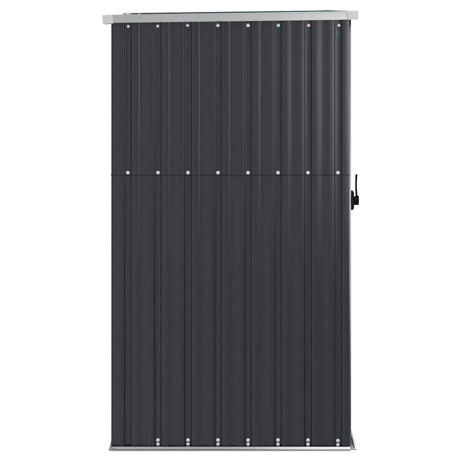 Abri à outils de jardin anthracite 88x89x161 cm acier galvanisé - 6
