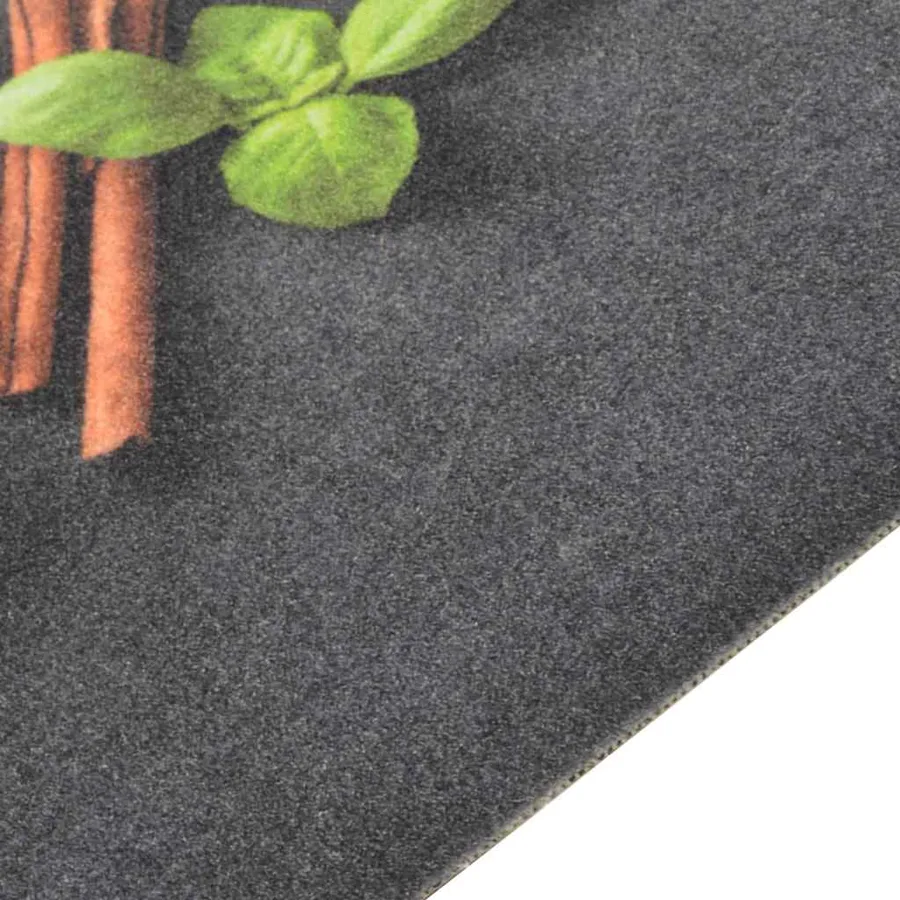 Tapis de cuisine lavable impression d'épices 60x300 cm velours - 3