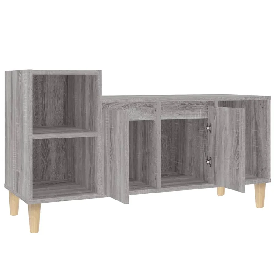 Meuble TV Sonoma gris 100x35x55 cm Bois d'ingénierie - 5