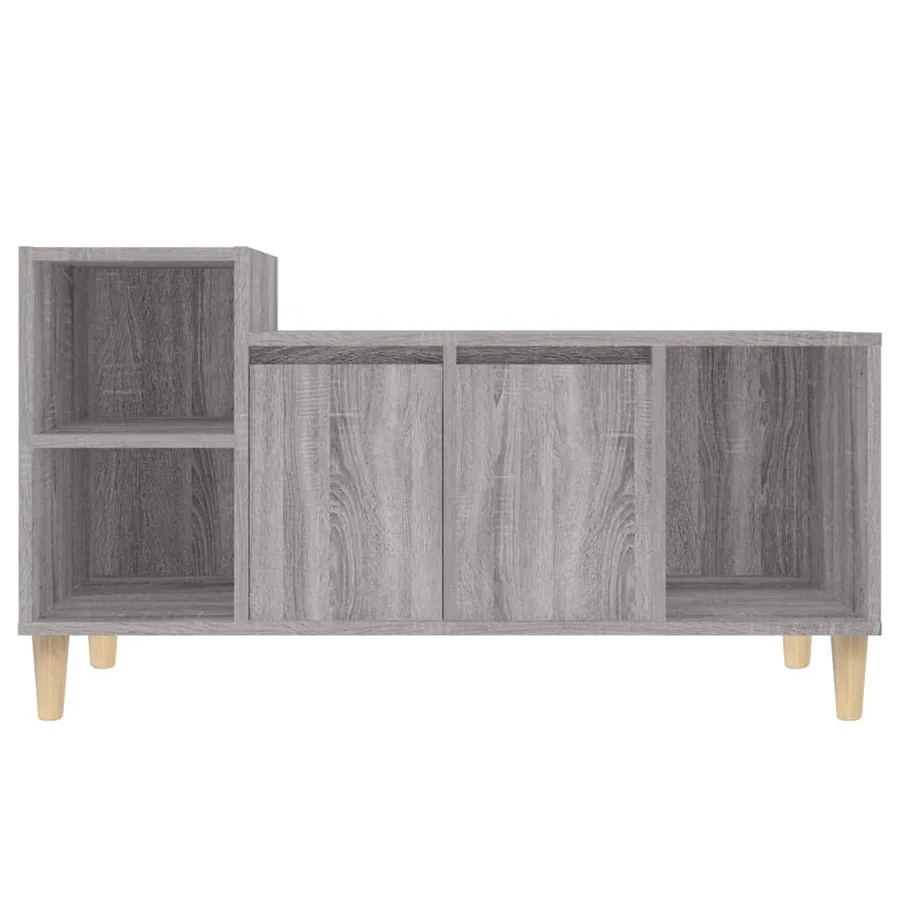 Meuble TV Sonoma gris 100x35x55 cm Bois d'ingénierie - 6