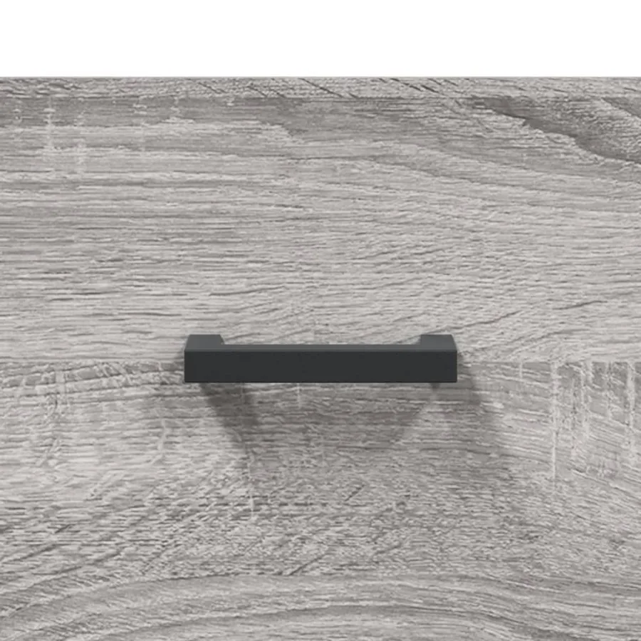 Buffet haut Sonoma gris 69,5x34x180 cm Bois d'ingénierie - 10