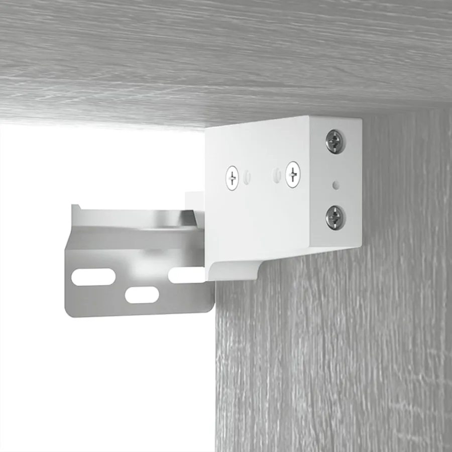 Meuble TV mural Sonoma gris 100x34,5x40 cm - 7