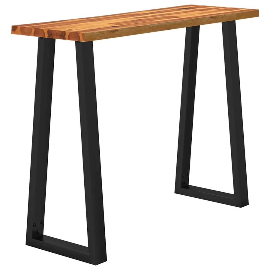 Table console à live edge 110x35x80 cm bois d'acacia solide - 3