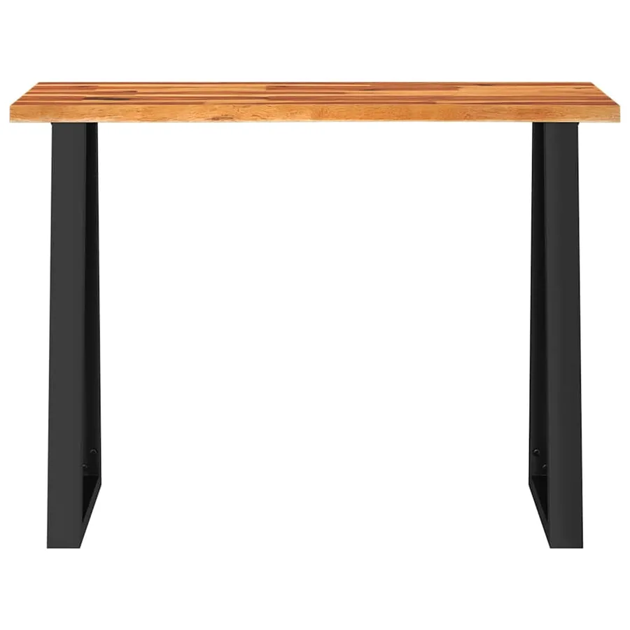 Table console à live edge 110x35x80 cm bois d'acacia solide - 4
