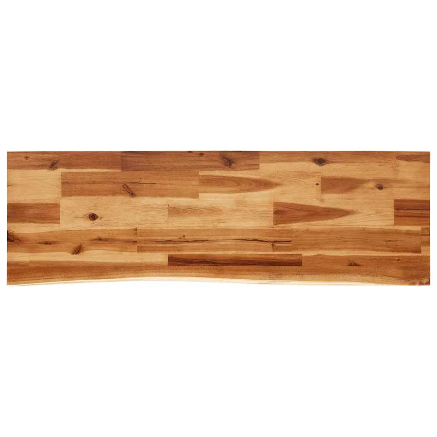Table console à live edge 110x35x80 cm bois d'acacia solide - 6