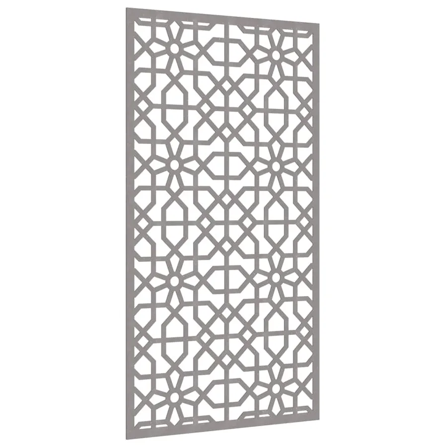 Décoration murale jardin 105x55cm acier corten design mauresque - 3