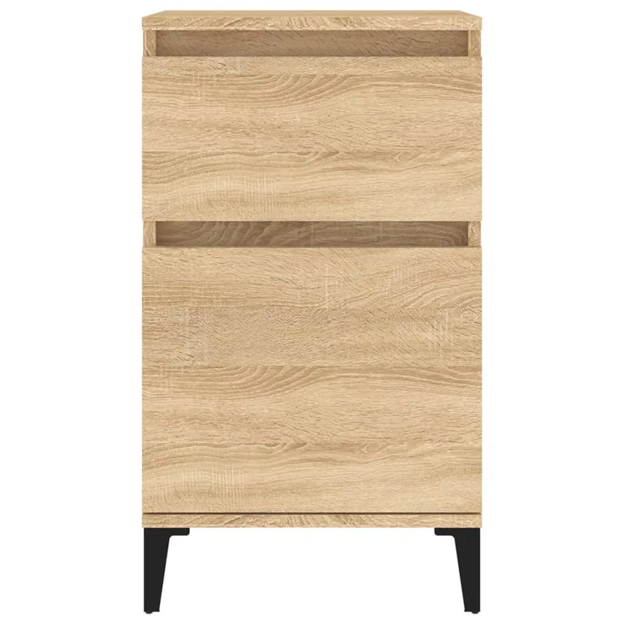 Table de chevet chêne sonoma 40x35x70 cm - 6