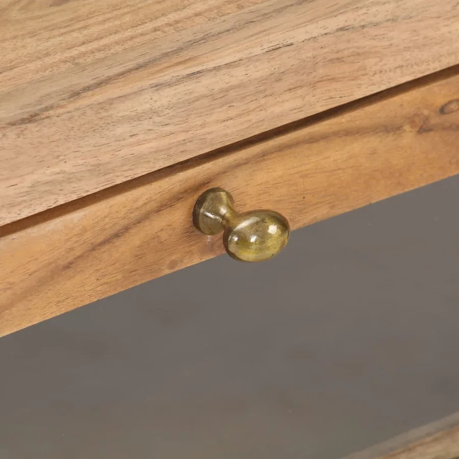 Table basse 90x60x40 cm Bois d'acacia massif - 6