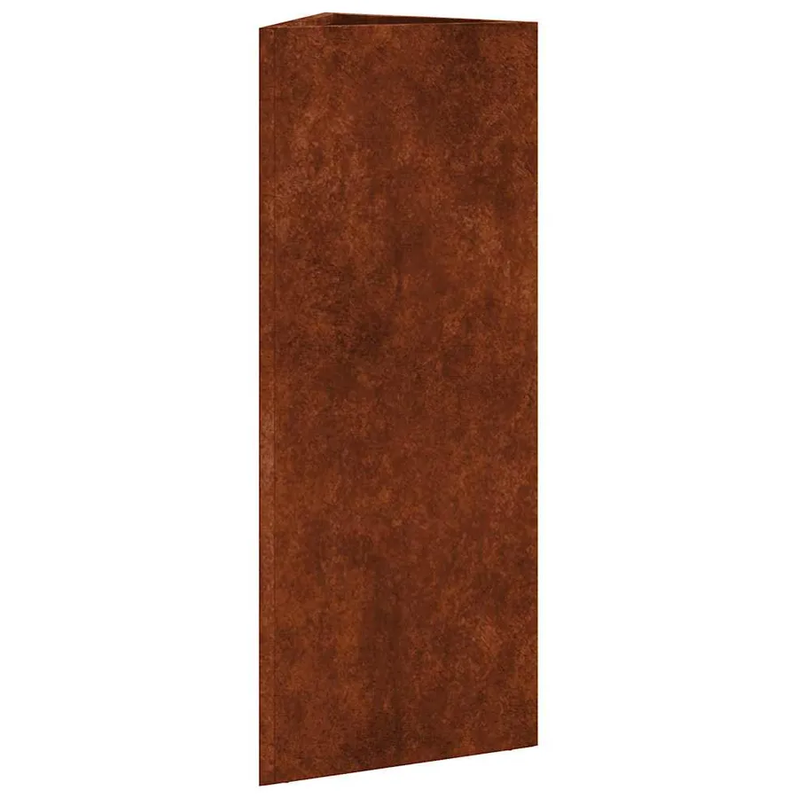 Jardinière 30x26x75 cm acier corten - 5