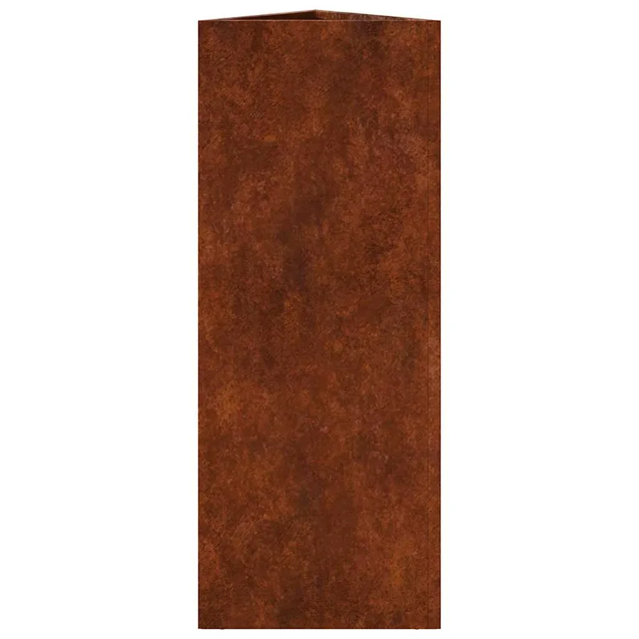 Jardinière 30x26x75 cm acier corten - 6