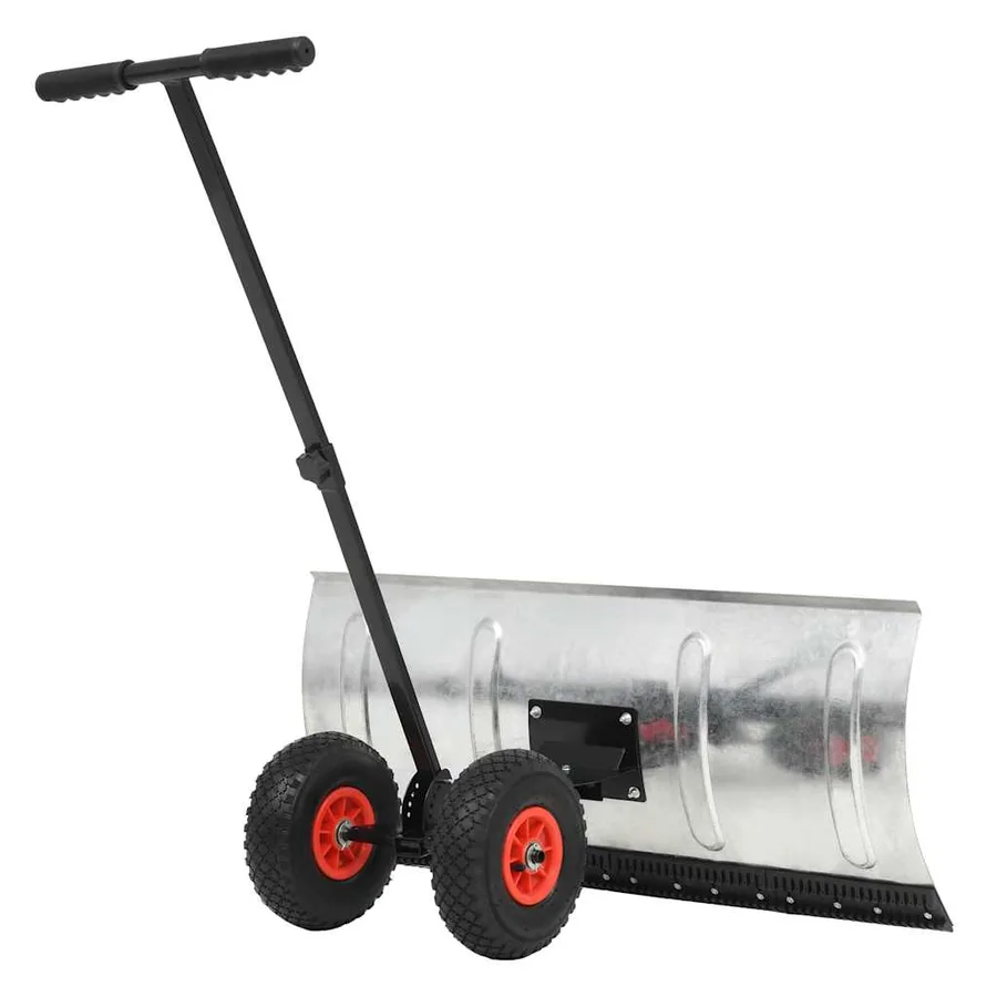 Chasse-neige manuel avec roues 100 x 44 cm - 2