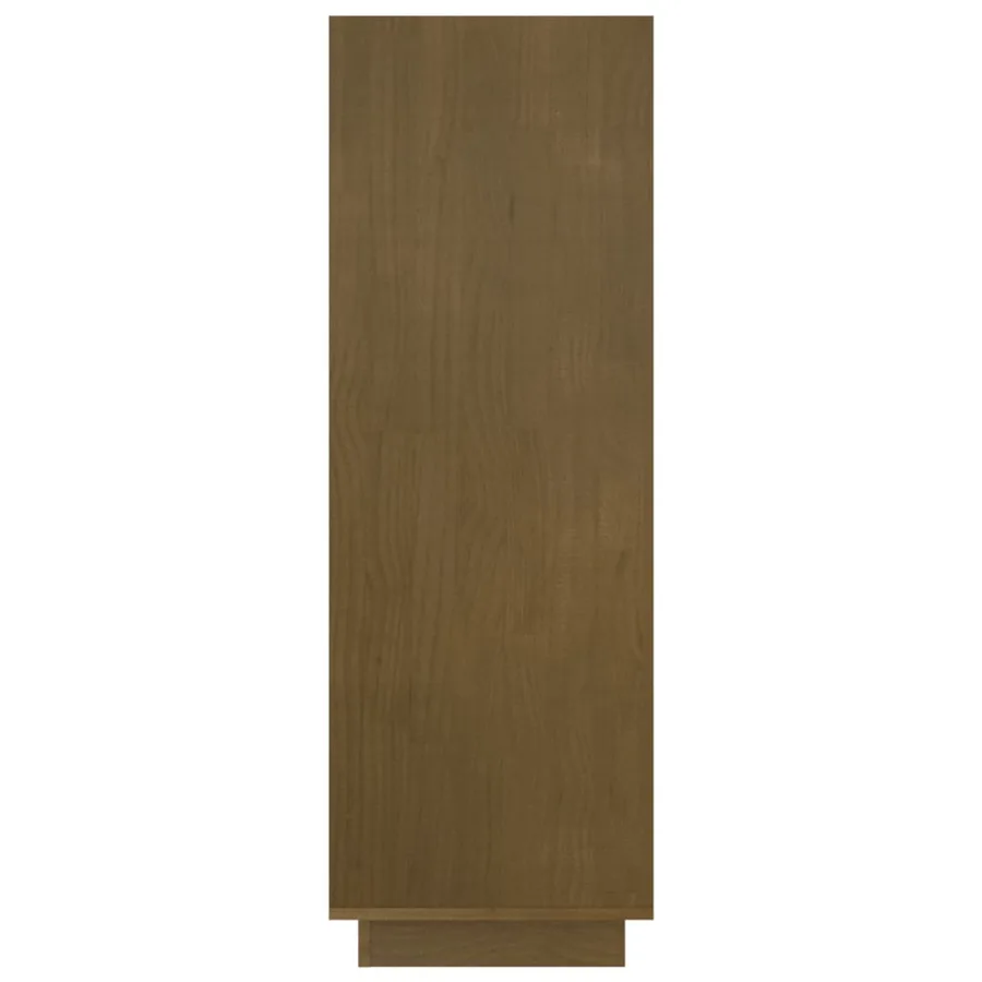 Bibliothèque/Séparateur de pièce Marron miel 80x35x103 cm Pin - 6
