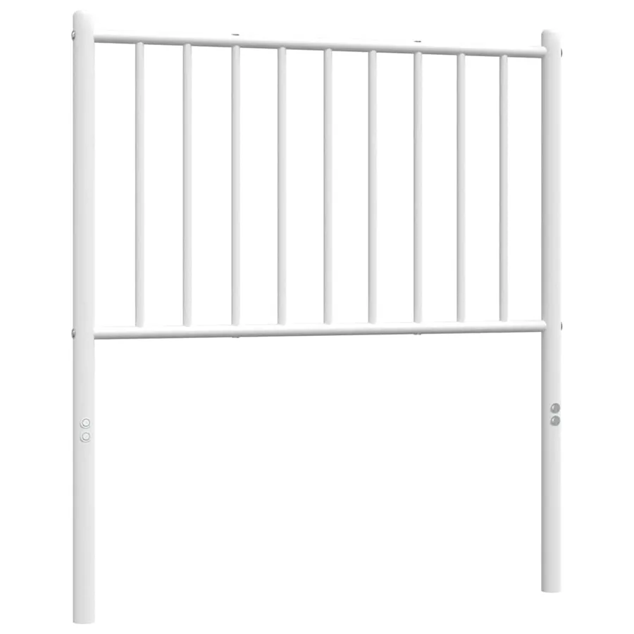 Tête de lit de remplacement métal blanc 75 cm - 4