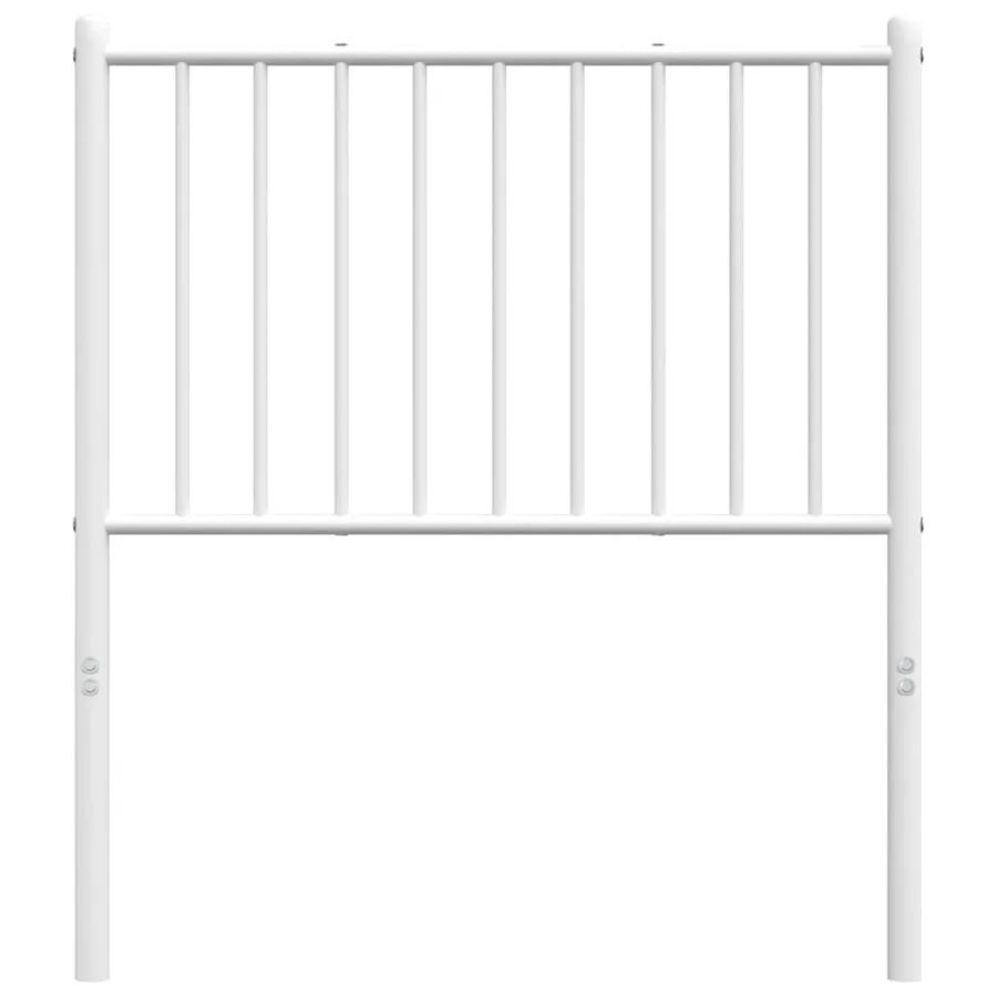 Tête de lit de remplacement métal blanc 75 cm - 5