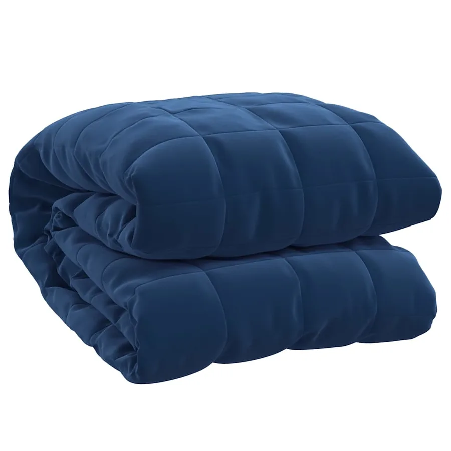 Couverture lestée Bleu 235x290 cm 11 kg Tissu - 2
