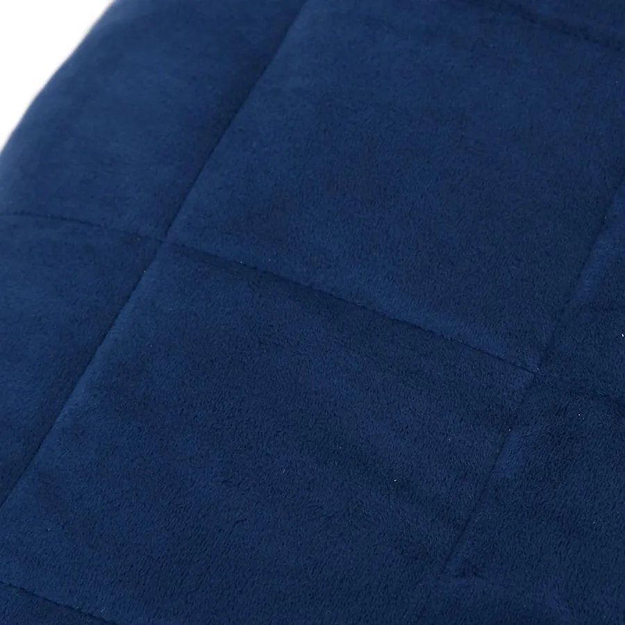 Couverture lestée Bleu 235x290 cm 11 kg Tissu - 4