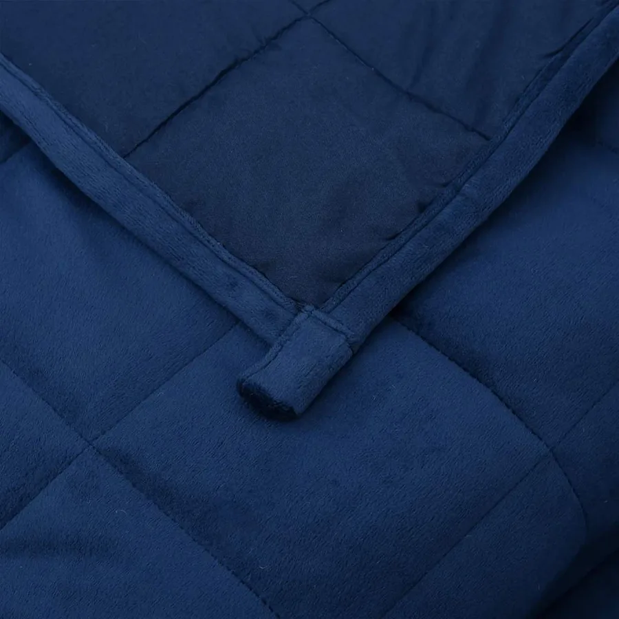 Couverture lestée Bleu 235x290 cm 11 kg Tissu - 5