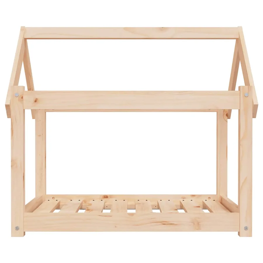 Lit pour chien 81x60x70 cm Bois de pin solide - 5