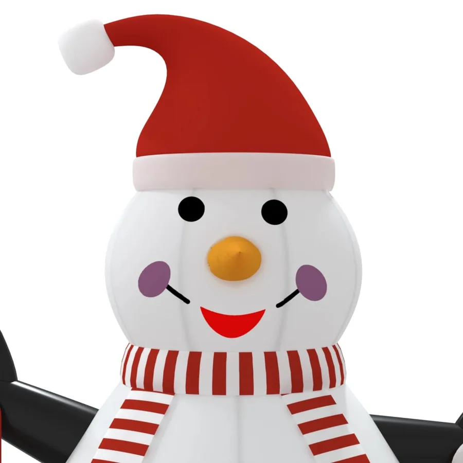Bonhomme de neige gonflable avec LED 250 cm - 6