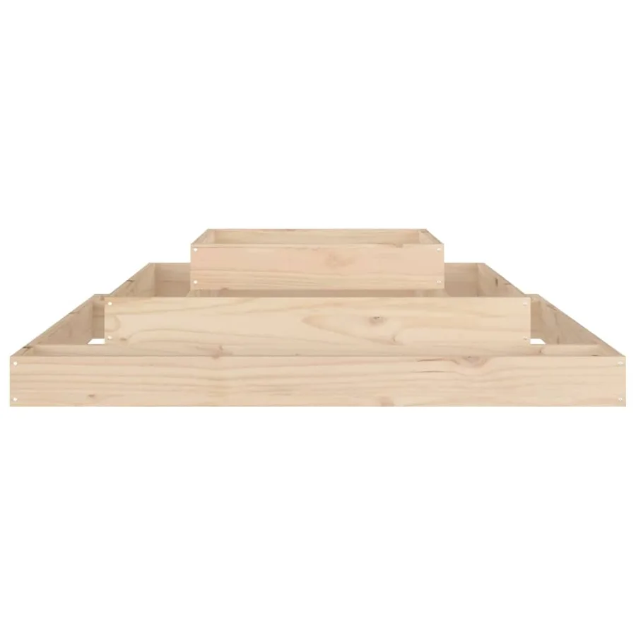 Jardinière 110x110x27 cm Bois massif de pin - 5