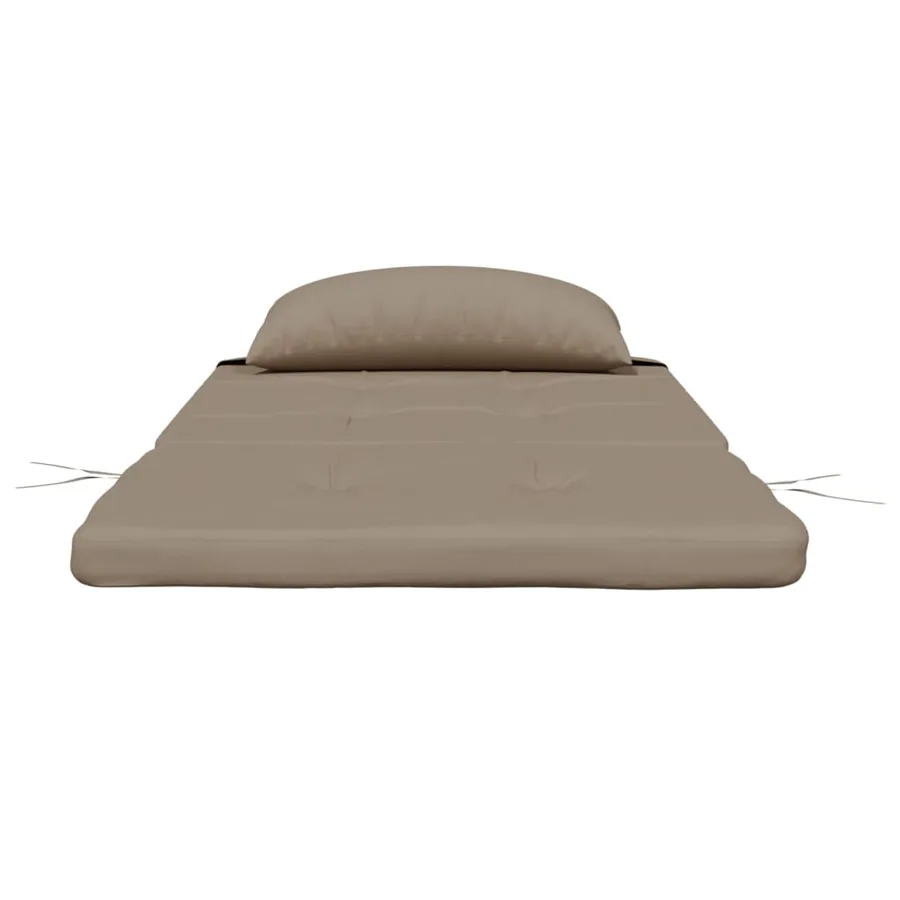 Coussins de chaise adirondack lot de 2 taupe tissu oxford - 6
