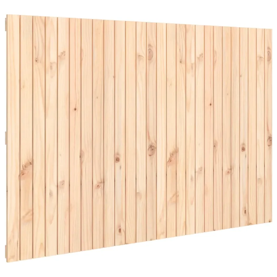 Tête de lit murale 166x3x110 cm Bois massif de pin - 2