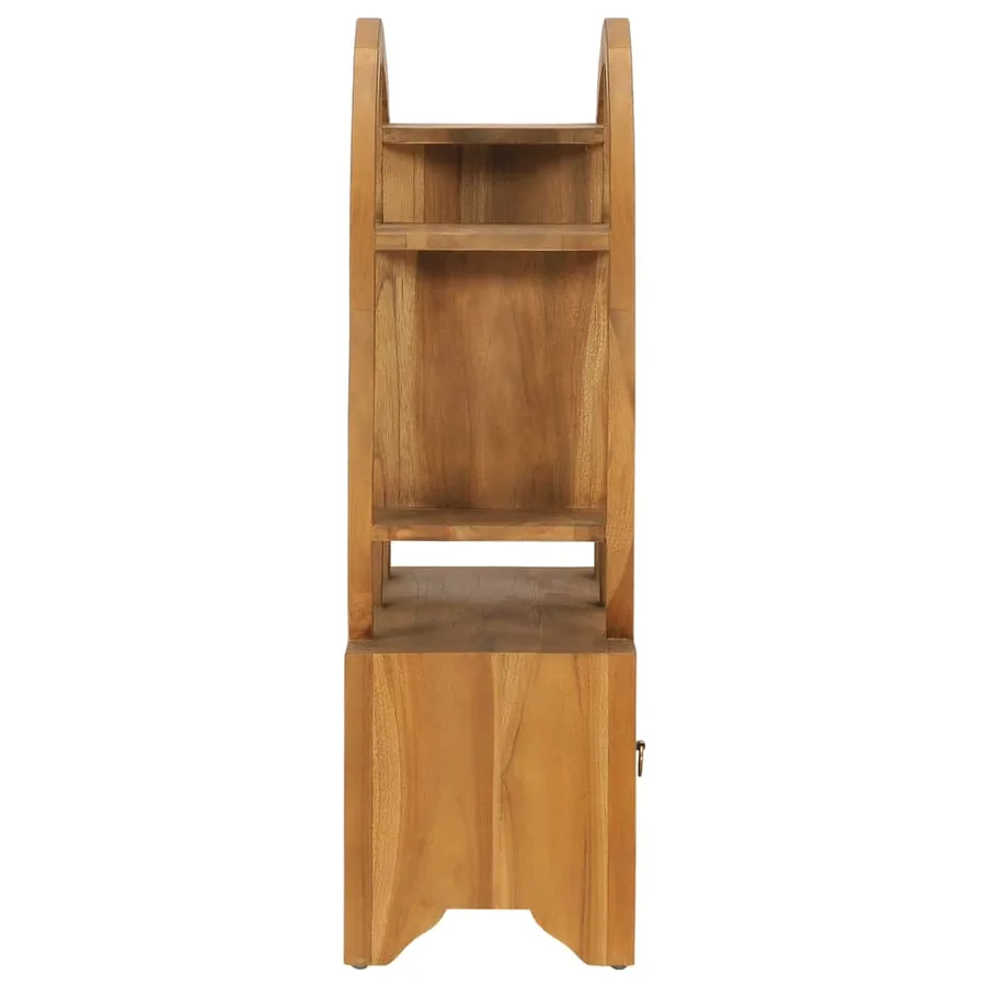 Armoire avec étagère Yin Yang 68x26x83 cm Bois de teck massif - 4
