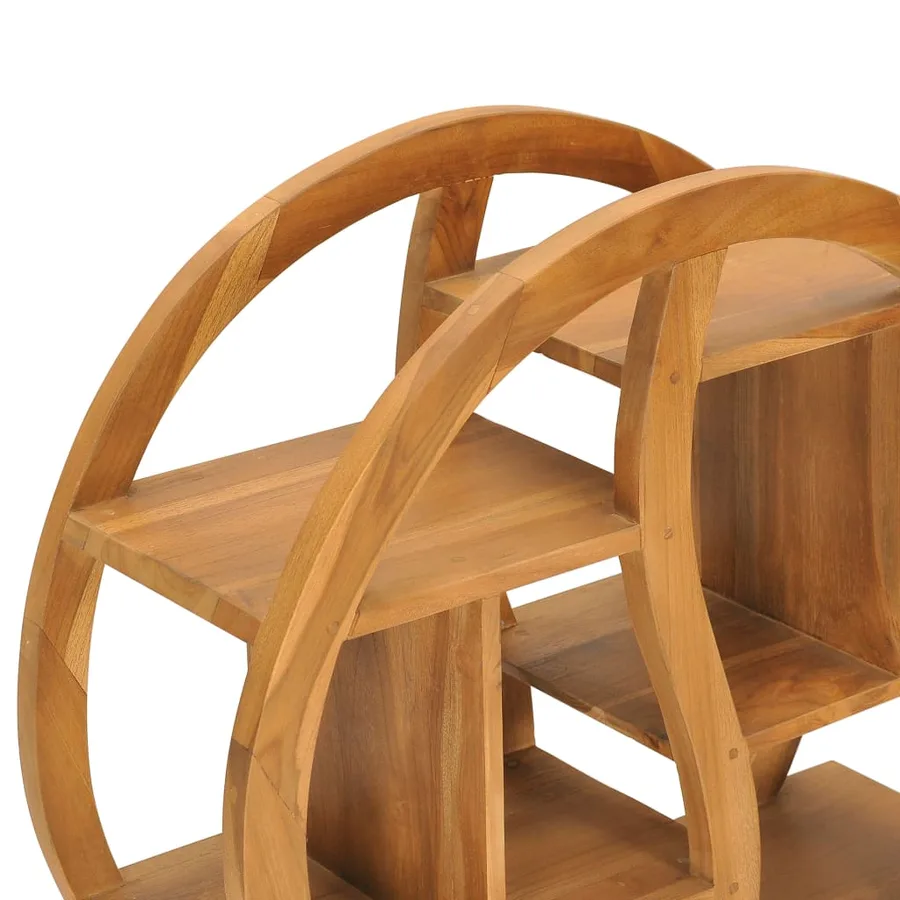 Armoire avec étagère Yin Yang 68x26x83 cm Bois de teck massif - 6