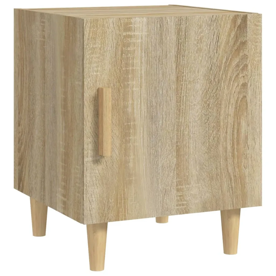 Tables de chevet 2 pcs Chêne Sonoma Bois d'ingénierie - 3