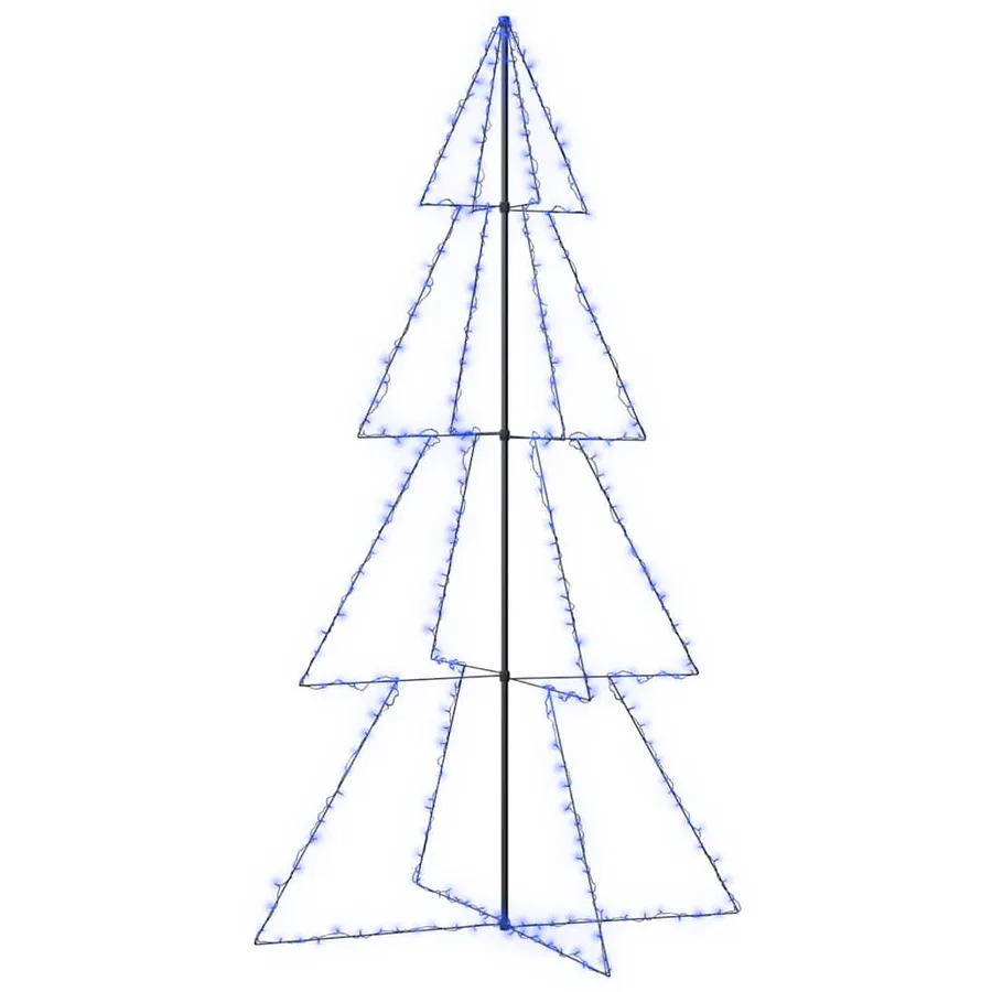 Arbre de Noël cône 360 LED d'intérieur/d'extérieur 143x250 cm - 2