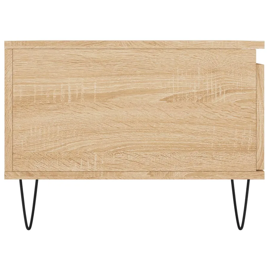 Table basse Chêne sonoma 90x50x36,5 cm Bois d'ingénierie - 7