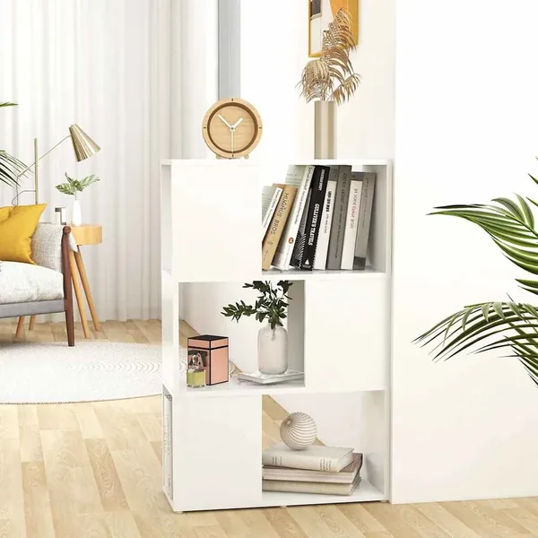 Bibliothèque/Séparateur de pièce Blanc 60x24x94 cm