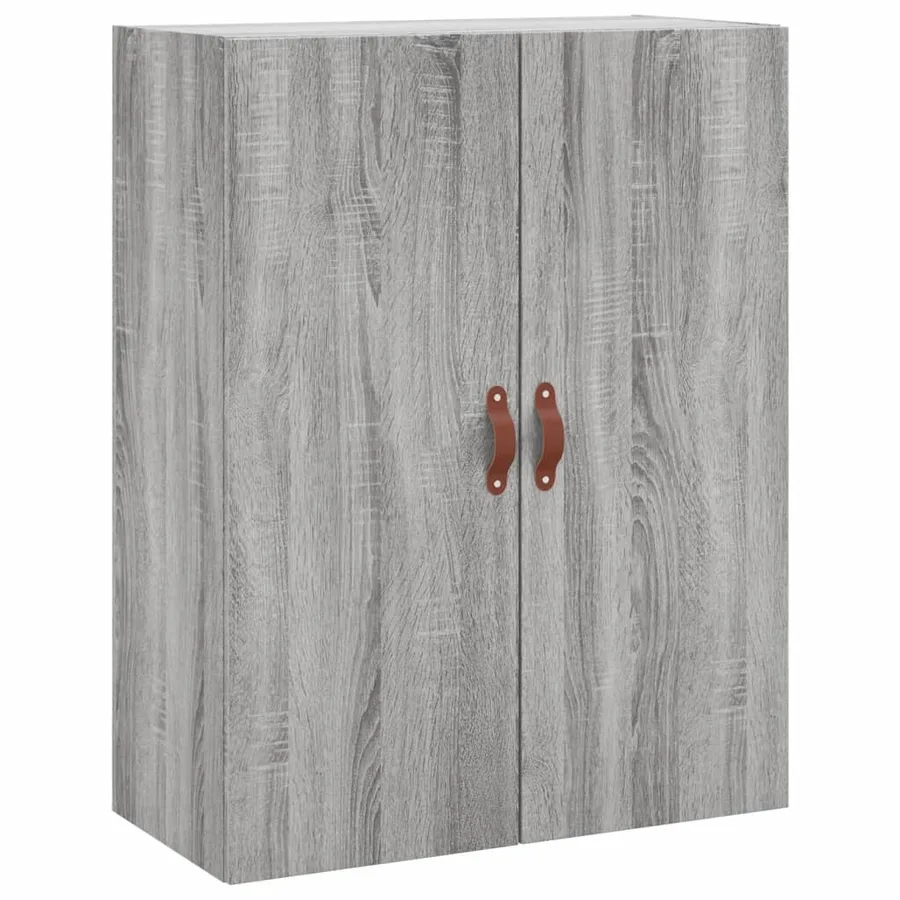 Buffet haut Sonoma gris 69,5x34x180 cm Bois d'ingénierie - 4