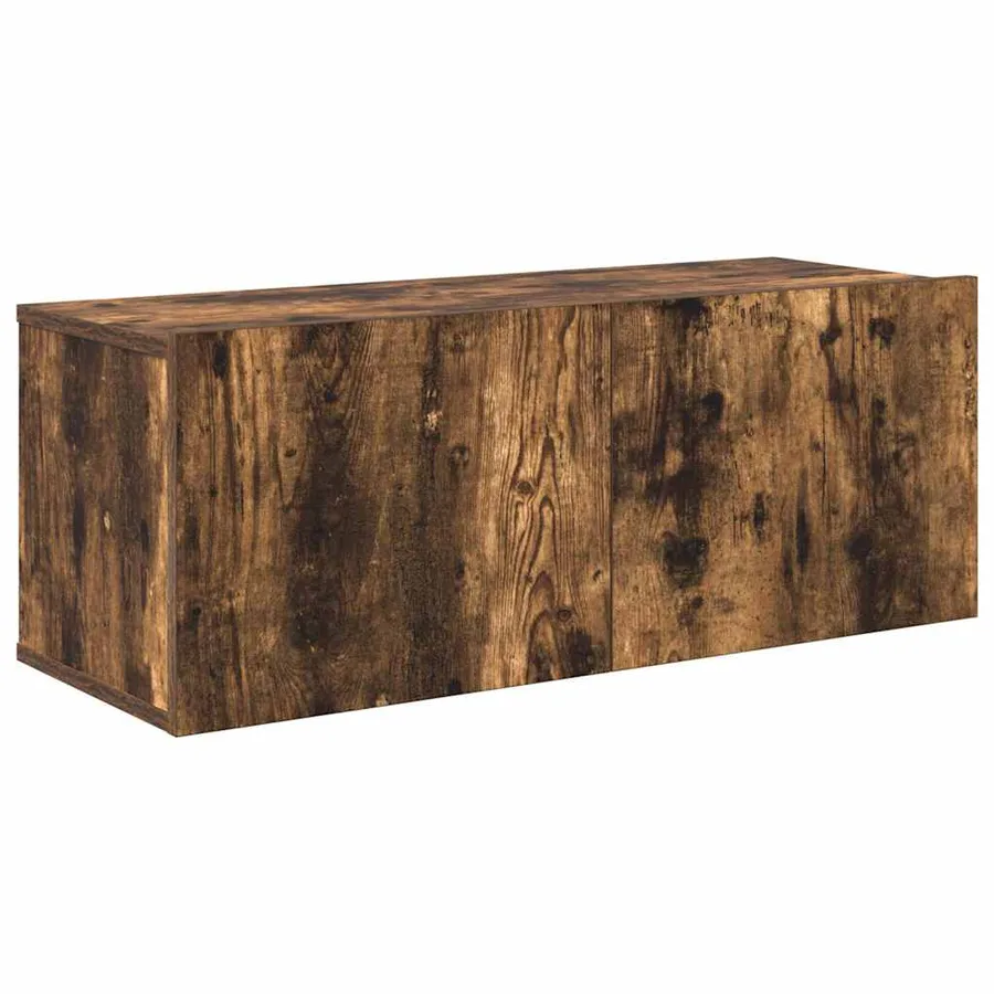 Ensemble de meubles TV 3 pcs Chêne fumé Bois d'ingénierie - 5