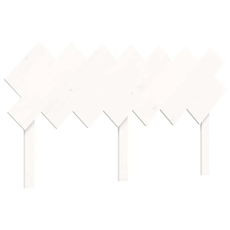 Lit pour personne âgée sans matelas blanc bois massif - 8