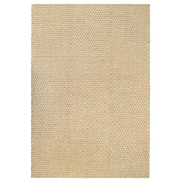 Tapis rectangulaire Naturel 160x230 cm Coton