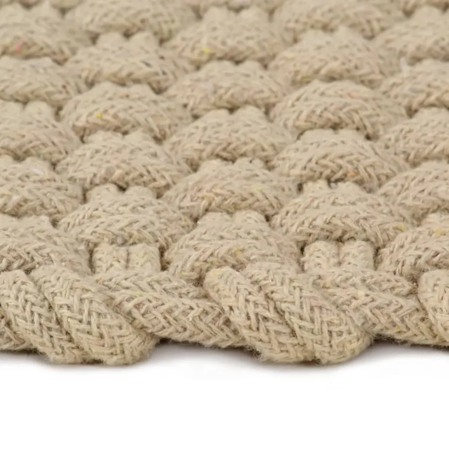 Tapis rectangulaire Naturel 160x230 cm Coton - 3