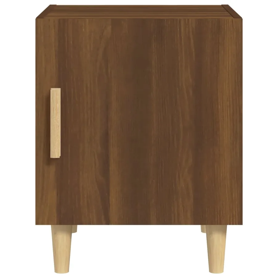 Table de chevet Chêne marron Bois d'ingénierie - 3