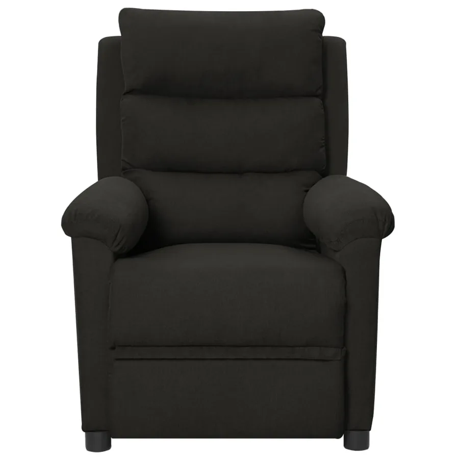 Fauteuil inclinable électrique Noir Tissu - 3