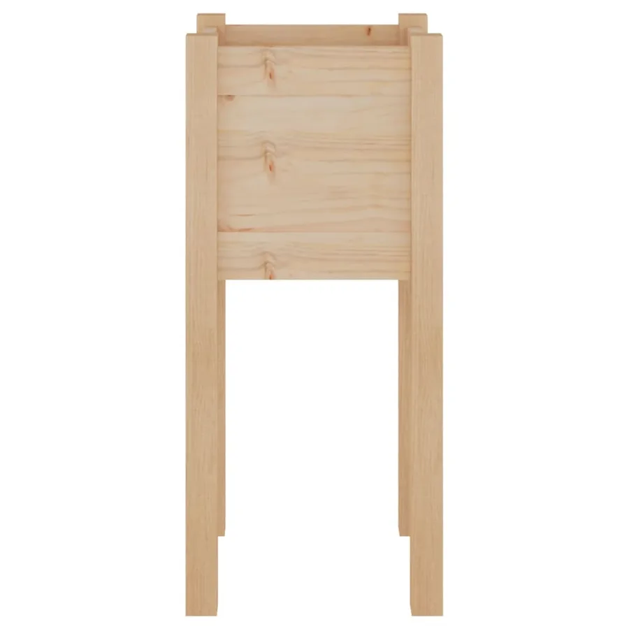 Jardinière d'extérieur 31x31x70 cm bois de pin massif - 4