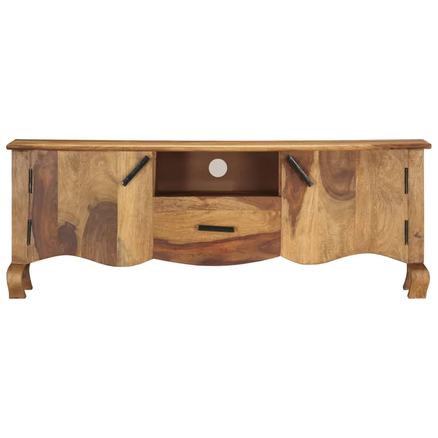 Meuble TV 115x30x42 cm Bois solide - 3