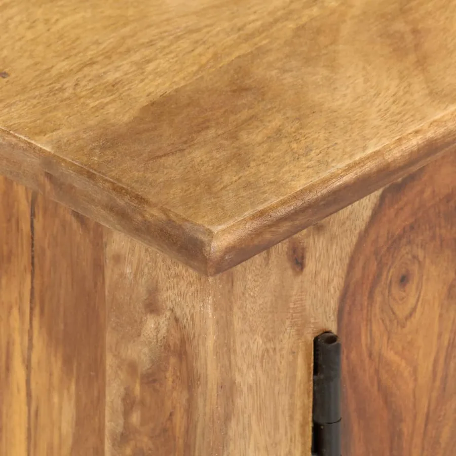 Meuble TV 115x30x42 cm Bois solide - 4