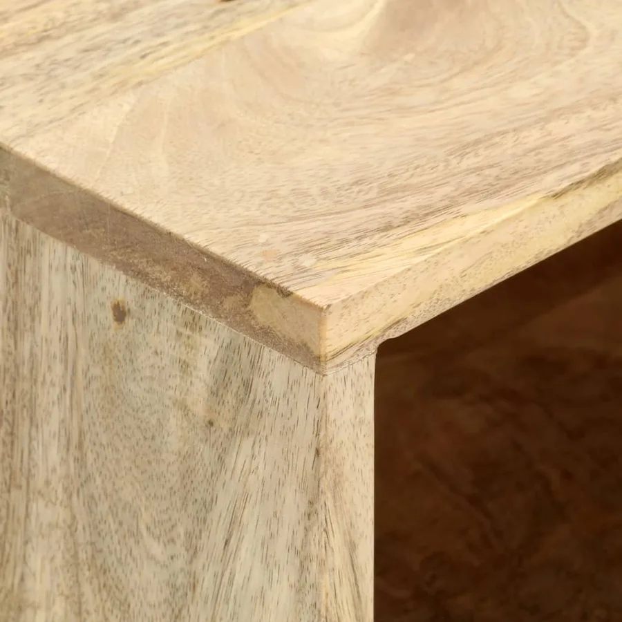 Table basse 90x50x40 cm Bois de manguier massif - 4