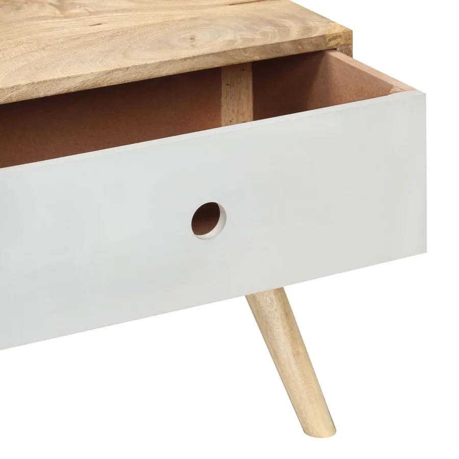 Table basse 90x50x40 cm Bois de manguier massif - 5