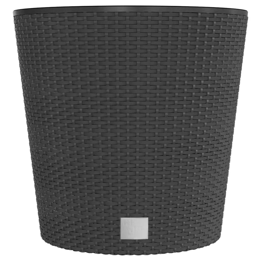Jardinière et intérieur amovible anthracite 35 /37,5 L rotin PP - 4