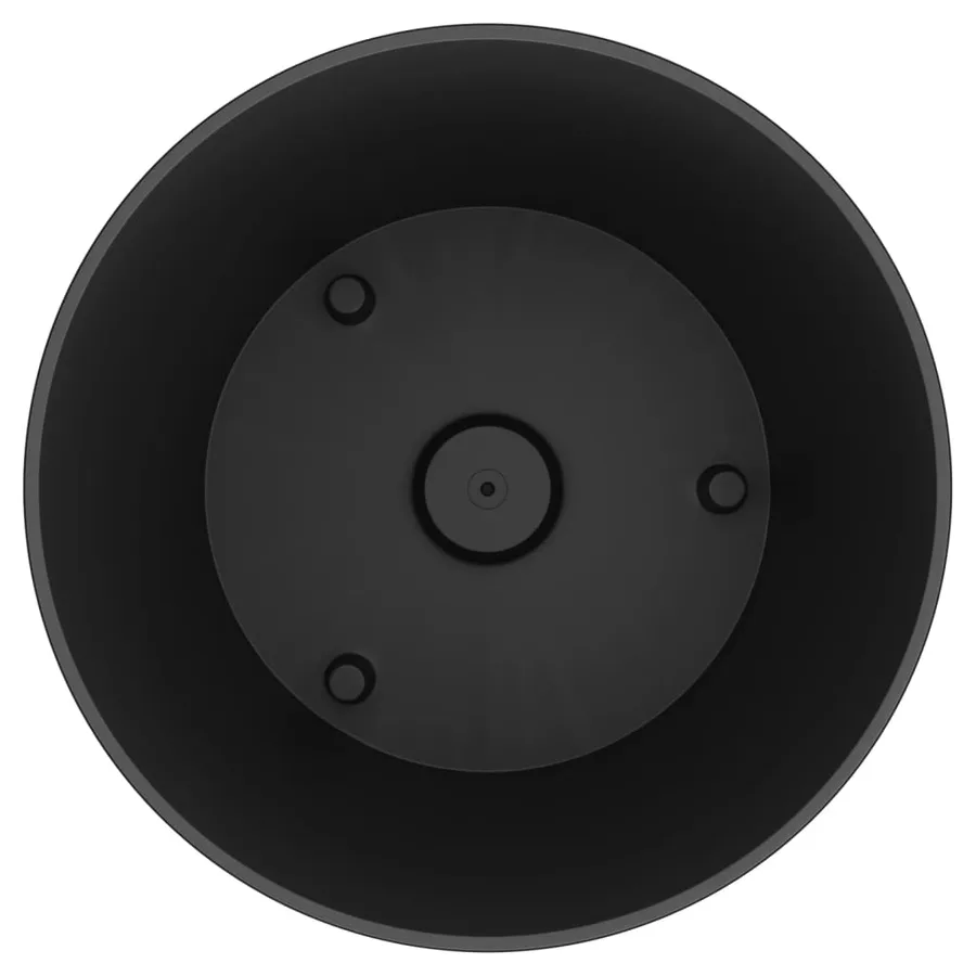 Jardinière et intérieur amovible anthracite 35 /37,5 L rotin PP - 5