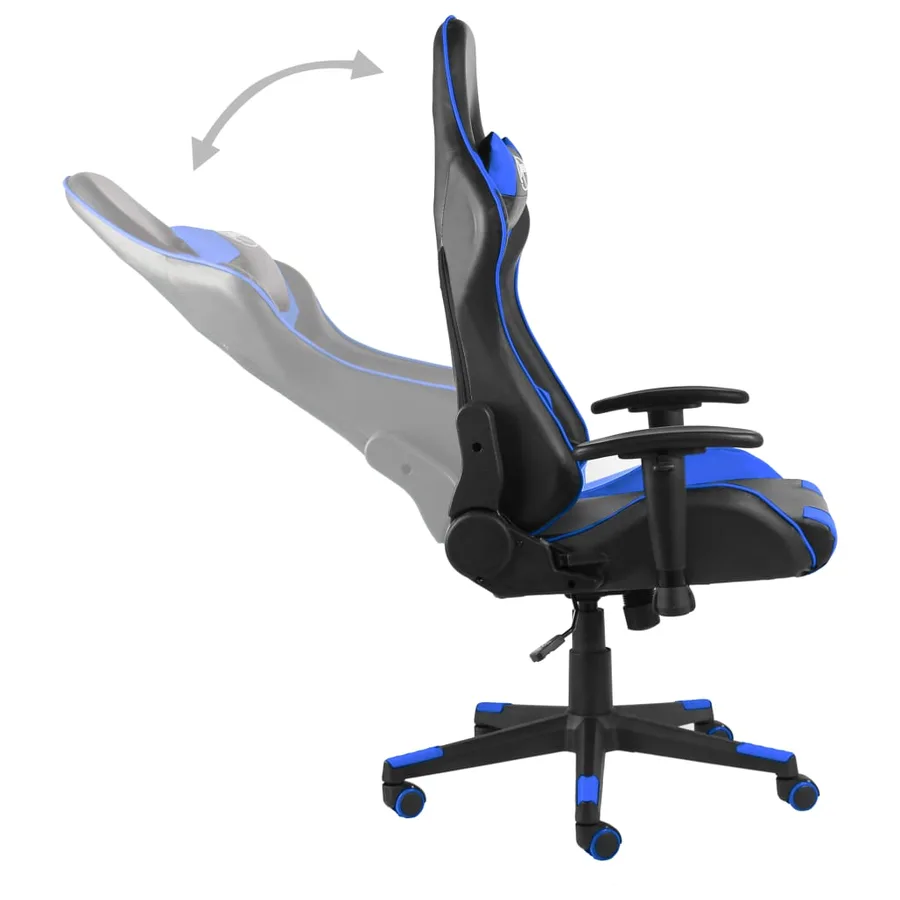 Chaise de jeu pivotante Bleu PVC - 5