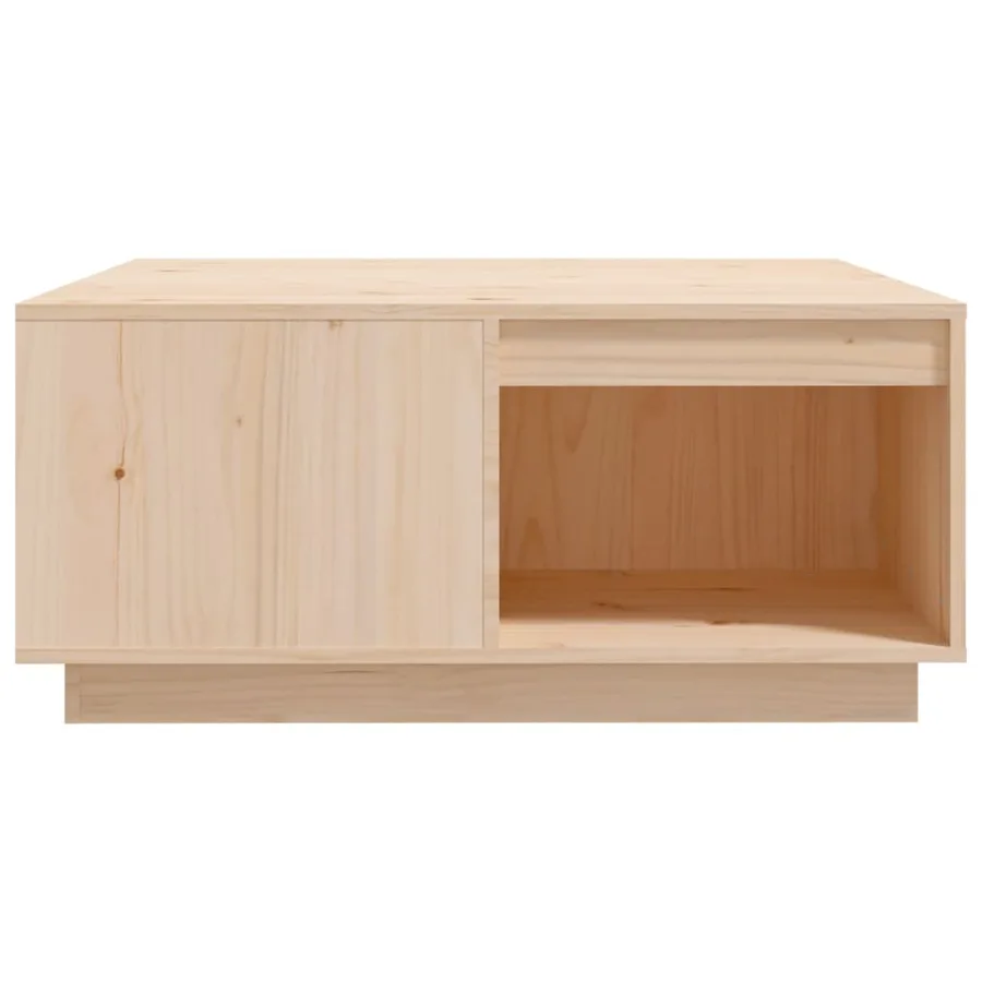 Table basse 80x81x36,5 cm Bois massif de pin - 5